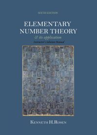 Elementary Number Theory, Instructor's Solution Manual