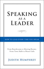 Speaking As a Leader