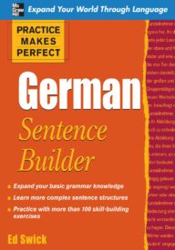 Practice Makes Perfect, German Sentence Builder