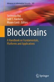 Blockchains, A Handbook on Fundamentals, Platforms and Applications