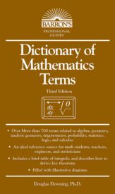 Dictionary of Mathematics Terms