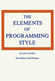The Elements of Programming Style