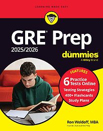 GRE Prep 2025 2026 For Dummies