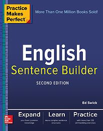 Practice Makes Perfect, English Sentence Builder