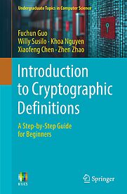 Introduction to Cryptographic Definitions