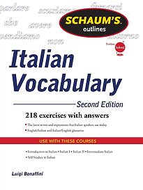 Schaum's Outline of Italian Vocabulary