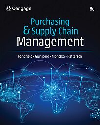 Purchasing and Supply Chain Management, Handfield, Giunipero, Monczka & Patterson