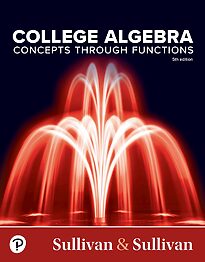 College Algebra, Concepts Through Functions